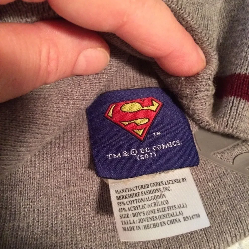 DC comics Superman Boys hat